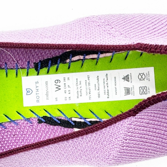 Rothy's Limited Edition The Merino Wool Tassel Slip On Loafer Flat Size W9 NWOB - Picture 9 of 9